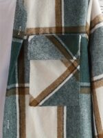 Men's Shirt Versatile Casual Plaid Shirt Coat Shirt Coat - Image 8