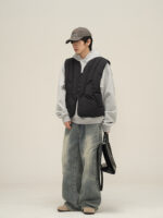 Deconstructed Design Sense Niche Straight Leg Jeans Man - Image 6