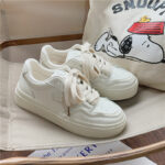 Women's Korean Casual Flat Breathable Canvas Shoes - Image 3