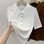 Lapel Ice Silk Short Sleeve - Image 3