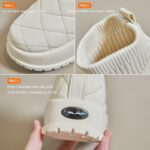 Fleece-lined High-top Snow Boots Female Student Ins Tide Korean Warm Casual Cotton-padded Shoes - Image 6
