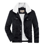 Winter Corduroy Cotton Coat Men - Image 9