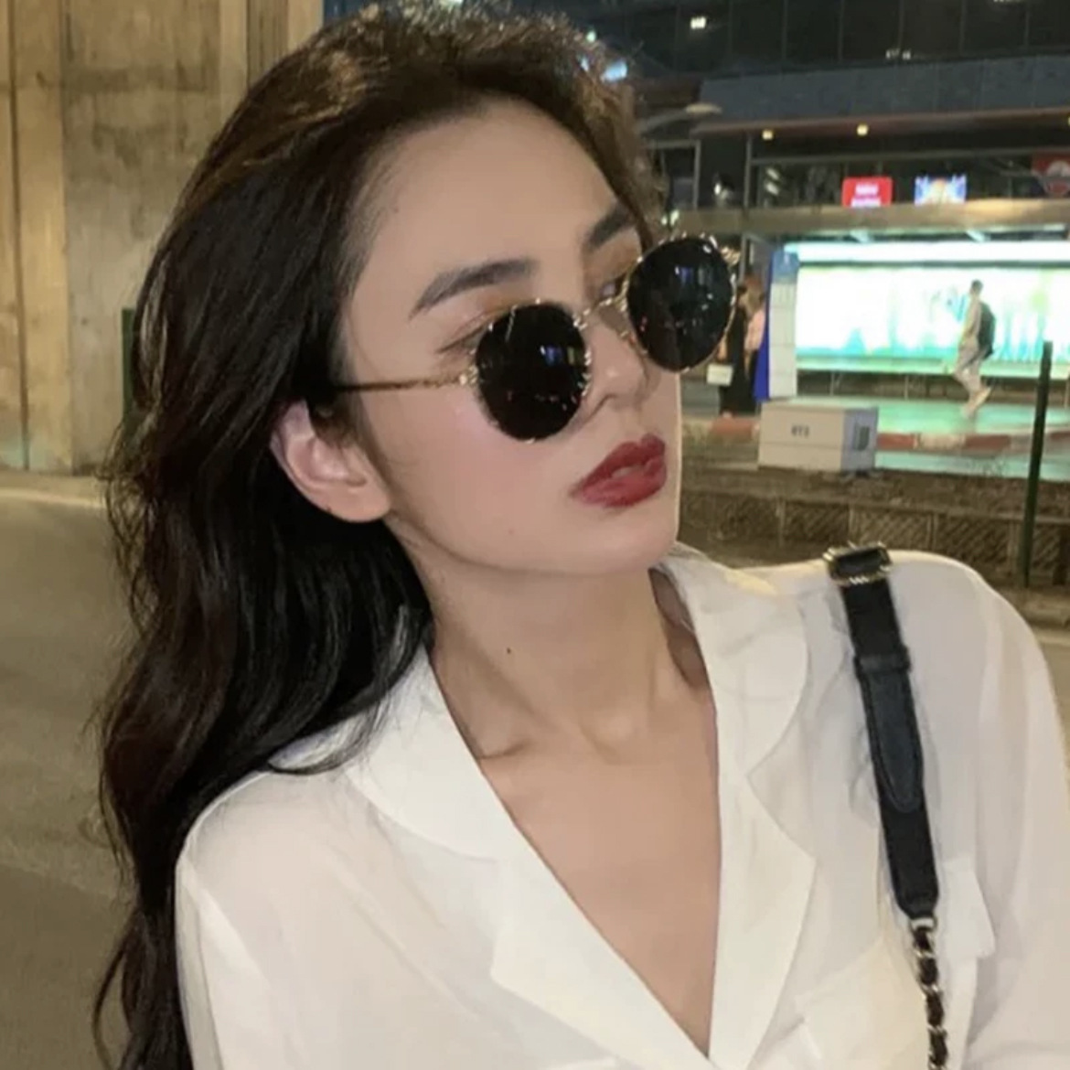 6caba9c4-de1a-498f-a535-6132beabb126.jpg Sunglasses Women's High-grade Resin Metal - Image 1