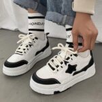 Women's Spring Korean Style Thick Bottom All-matching Students' Casual Skate Shoes - Image 4