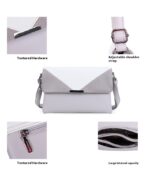 Contrast Color Small Square Box Fashion Shoulder Bag - Image 3