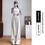 Exercise New High Waist Straight Pants - Image 3