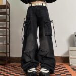 Spring And Autumn American Retro XINGX Jeans Women's Multi-pocket - Image 5