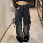 Spring And Autumn American Retro XINGX Jeans Women's Multi-pocket - Image 3