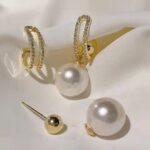 Multiple Ways To Wear Pearl Earrings Eardrops Women's Exquisite - Image 2