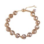 Crystal Woven Bracelet Women's Fashion High-end Simple Round - Image 8