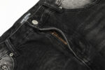 Hand Painted Painted Jeans Men's Punk Worn - Image 6
