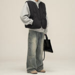 Deconstructed Design Sense Niche Straight Leg Jeans Man - Image 5