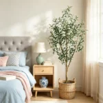 Olive Trees Artificial Indoor, 5.25/6.10/7.10FT Tall Faux Olive Tree with Black Pot, Artificial Plants with Natural Wood Trunk and Lifelike Fruits for Home Office Decor - Image 7